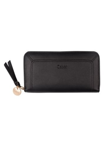 Gabor Francis Long Zip Wallet Geldbeutel Schwarz