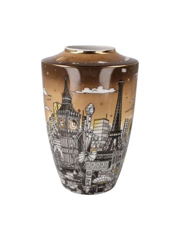 Goebel Vase " Charles Fazzino - Travelling the World " in Travelling the World