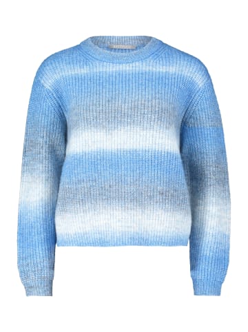 BETTY & CO Strickpullover mit Rundhalsausschnitt in Blue/ Dark-Blue