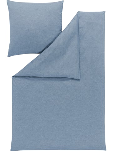 Estella Mako-Interlock-Jersey Bettwäsche in jeansblau