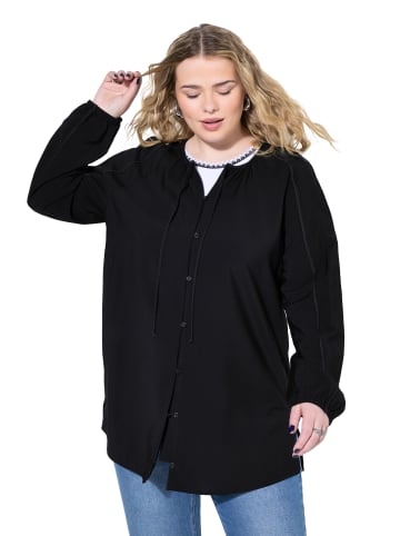 Studio Untold Bluse in schwarz