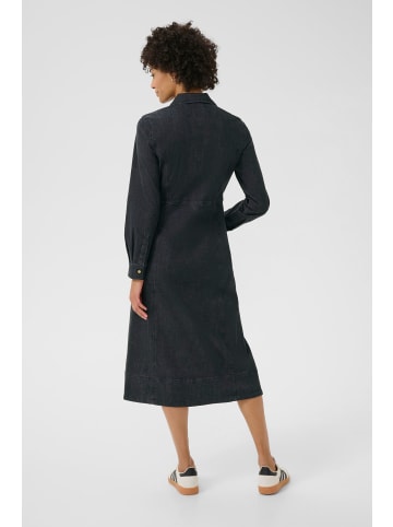 PART TWO Kleid SannisPW Gerade Passform in Washed Black Denim