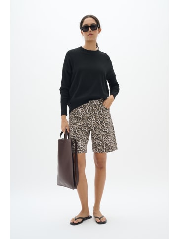 InWear Shorts DabneyIW Gerade Passform in Classic Leopard