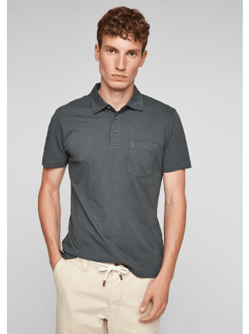 s.Oliver Polo-Shirts T-Shirt kurzarm in Grau