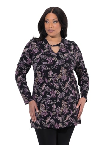 Ulla Popken Longshirt in schwarz