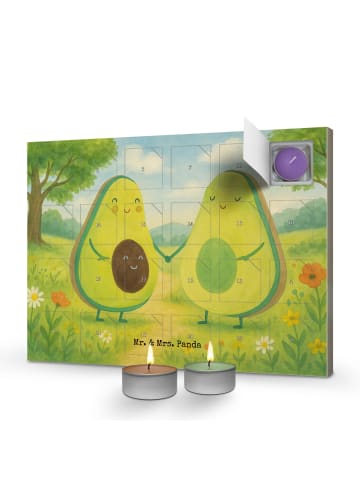 Mr. & Mrs. Panda Duftkerzen Adventskalender Avocado Pärchen Desi... in Weiß