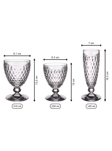 Villeroy & Boch 12er Set Wein- & Sektgläser Boston Coloured in Rot