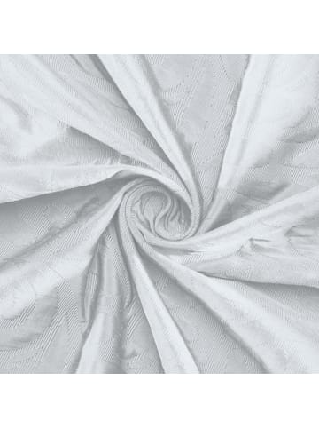Erwin Müller Jacquard, Baumwollmischung Mitteldecke Cadiz in weiß