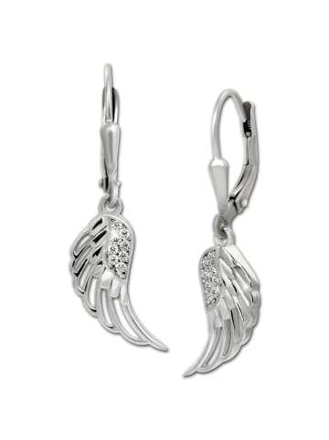 SilberDream Ohrringe Silber 925 Sterling Silber Flügel Ohrhänger