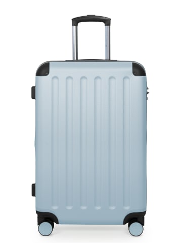 Hauptstadtkoffer Spree - Mittelgroßer Koffer Hartschale Trolley 65 cm, TSA, 74 L in Pool blau