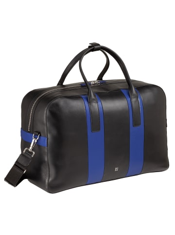 DuDu Weekender Reisetasche Leder 49 cm black
