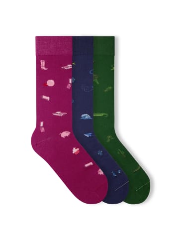 von Jungfeld Motivsocken Signature Icons SET in Signature Icon Set 2