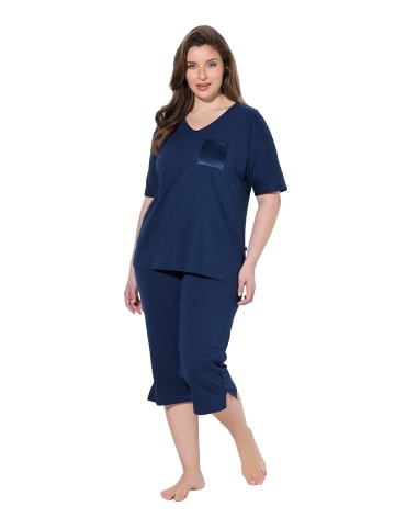 Ulla Popken Pyjama in nachtblau