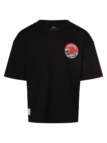 Alpha Industries T-Shirt in schwarz