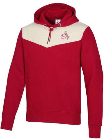 Fußballverein 1. FC Köln Pullover "Hoodie Alte Kölner Straße" in Rot