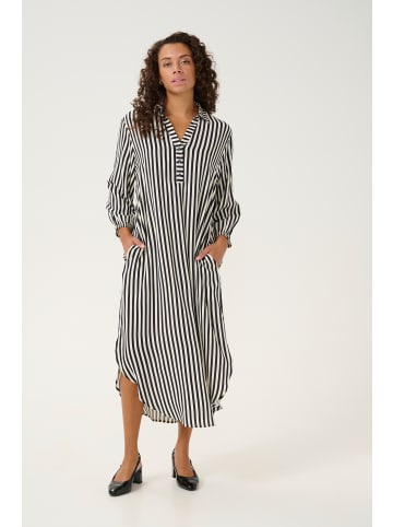 CULTURE Kleid CUdenia Loose fit in Salute/White Stripe