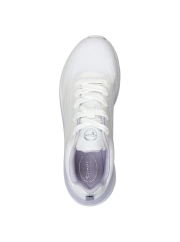Tamaris WIDE FIT Sneaker in WHITE/LILAC