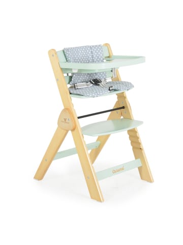 Cangaroo Kinderhochstuhl Caramel Holz in grün