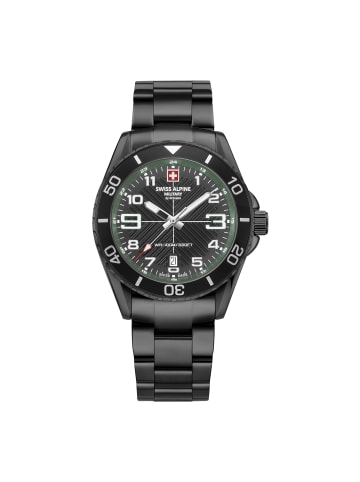 Swiss Military Quarzuhr 7029.1174SAM in Schwarz