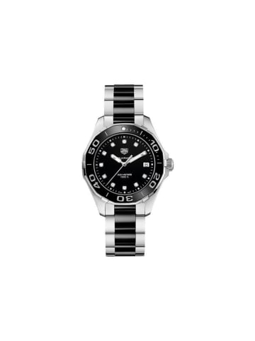 Tag Heuer Aquaracer Uhr silber schwarz WAY131C.BA0913