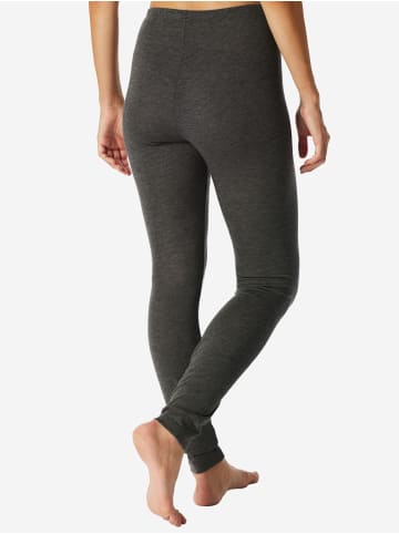 Schiesser Leggings Premium Warming in dunkelgrau-gem.