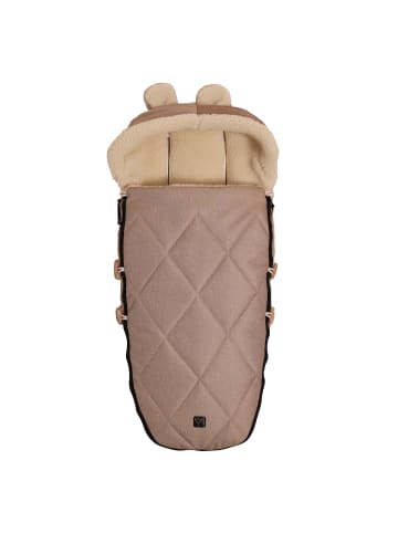 Kaiser Naturfellprodukte Kinderwagen Fußsack XL Ears Wool sand melange