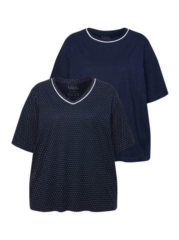 Ulla Popken Pyjama in nachtblau
