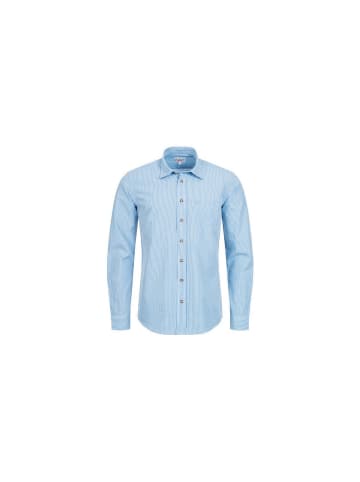 Nübler Trachtenhemd für Herren in blau in blau
