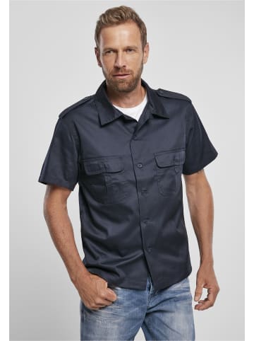 Brandit Short Sleeve Shirt in navy