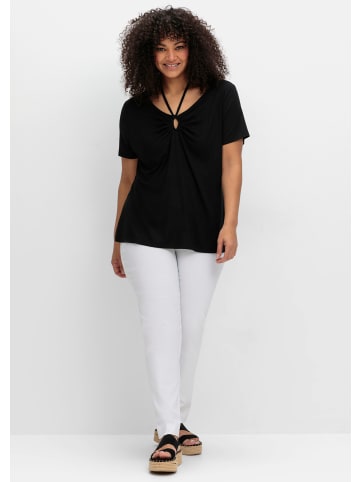 sheego by Joe Browns Neckholdershirt in schwarz