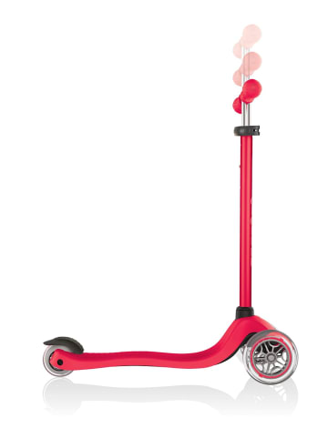 authentic Globber Primo 3-Wheels-Scooter / Roller - Farbe: Rot