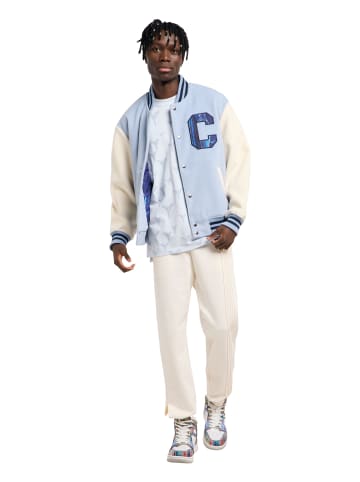 Carlo Colucci Sweatjacke Faye in Hellblau