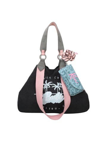 Fritzi aus Preußen Malibu Denim Limited Barbie Izzy Medium Shopper Tasche 42 cm in blacky