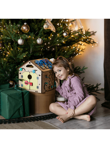 BusyKids Spielhaus "Mini" in Mehrfarbig 30 x 30 x 28 cm