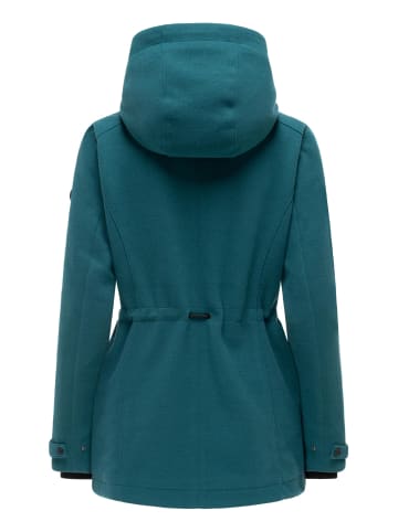 Navahoo Kurzmantel Lächelstern 14 in Ocean Green