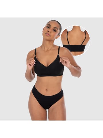 SMILODOX Bralette mit Cups Nysa in Schwarz