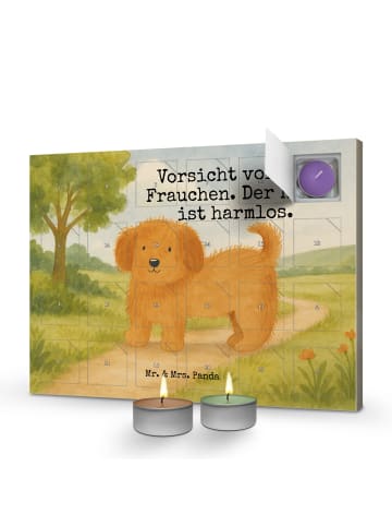 Mr. & Mrs. Panda Duftkerzen Adventskalender Hund Flauschig Desig... in Weiß