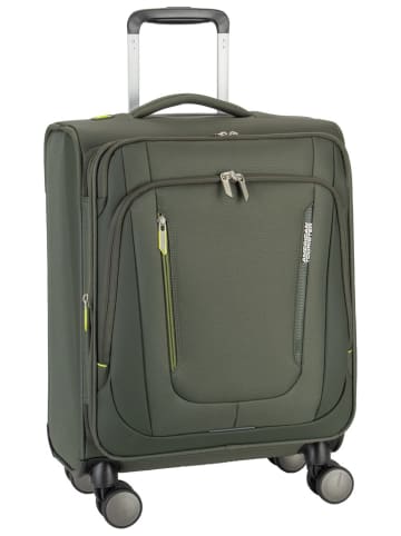 American Tourister Trolley Wanderlite Spinner S Exp in Dark Khaki