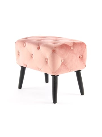 Kayoom Hocker Piano in rosa - schwarz
