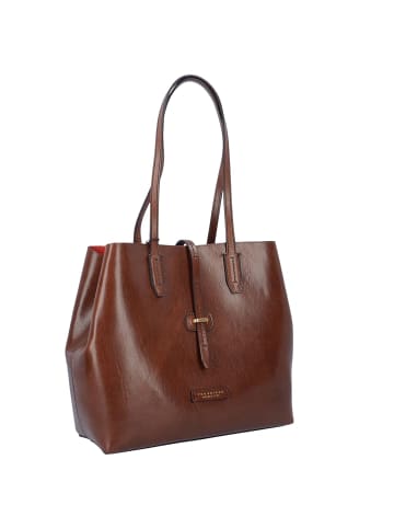 The Bridge Dalston Schultertasche Leder 32 cm in marrone