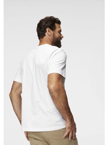 Man's World Rundhalsshirt in weiß