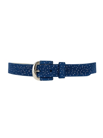 collezione alessandro Ledergürtel " Glitter Line " in blau