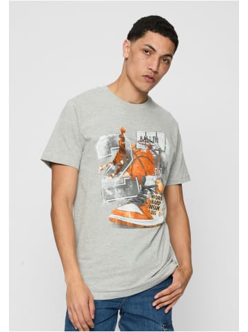Mister Tee Mister Tee Herren Vintage Ballin Tee in heather grey