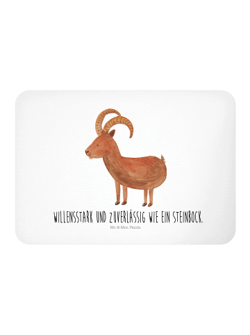 Mr. & Mrs. Panda Kühlschrankmagnet Sternzeichen Steinbock mit Sp... in Weiß