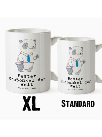 Mr. & Mrs. Panda XL Tasse Panda Bester Großonkel der Welt mit Sp... in Weiß