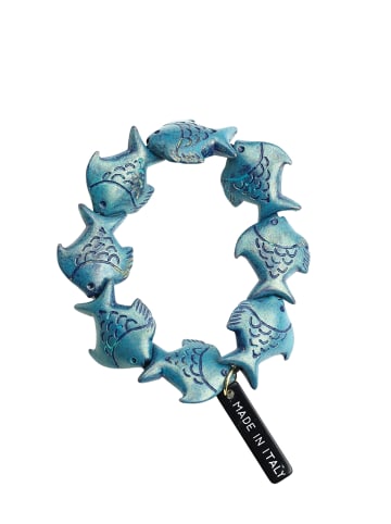 collezione alessandro Armband " Fische " in blau