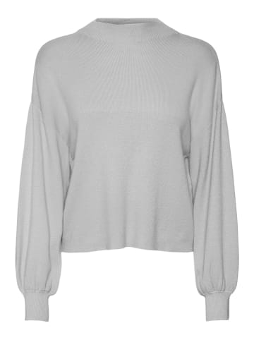 Vero Moda Strickpullover in Light Grey Melange