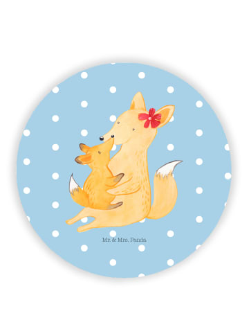 Mr. & Mrs. Panda magnet Fuchs Mama ohne Spruch in Blau Pastell