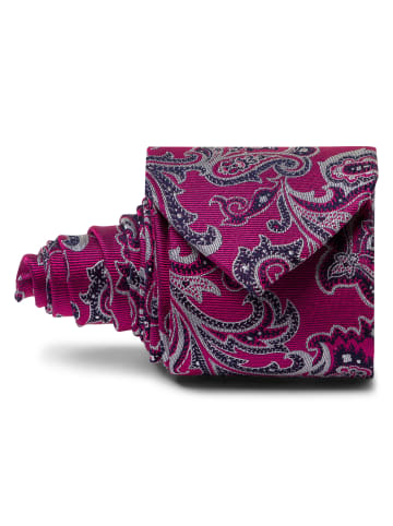 Andrew James Seidenkrawatte in fuchsia - 0001