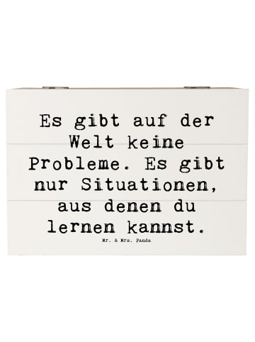 Mr. & Mrs. Panda Dekokiste Spruch Erleuchtung finden mit Spruch in Weiß